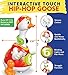 ToyThrill Singing, Dancing Musical Goose Baby Toy - Flashes Lights, Plays 3 Hip Hop Songs, Glides Across Floor - Stimulating, Fun Game for Toddlers and Babies - Orange