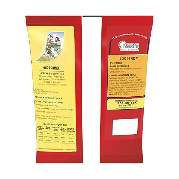 Nescafe Instant Coffee Taster S Choice Light Roast House Blend 8 Ounce Bulk Bag Amkosher