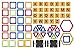 Simbans Magbuilder STEM Build and Play Toy | 66 Pcs Magnetic Blocks, Letters & Wheels Gift Set | Best Educational Learning Present for Toddlers, Preschool Kids Age 3, 4, 5, 6 Year Old Boys, Girls
