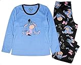 Disney Eeyore Winnie the Pooh Minky Fleece Pajama Sleep Set