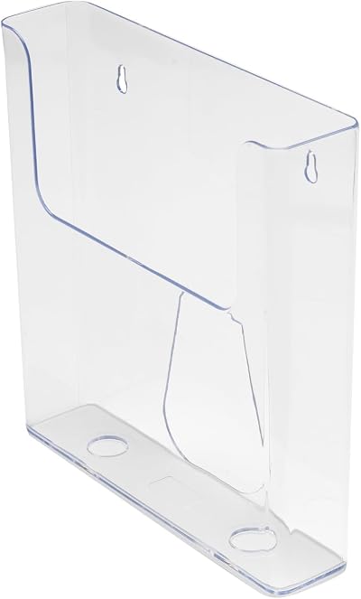 Deflecto Portrait Literature Stands A5 Wall Mounted Holder