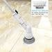 Electric Spin Scrubber,GRIINTEKK Tub and Tile Scrubber- Cordless Power Spin Scrubber for Bathroom, Floor, Wall, Floor, Scrub Brush Scrubber- With 4 Rechargeable Rotating Head and 1 Adapter