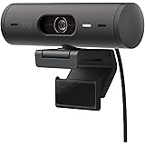 Logitech Brio 501 Full HD Webcam with Auto Light Correction,Show Mode, Dual Noise Reduction Mics, Privacy Cover, Works with M