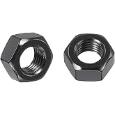 Kozelo 10pcs Hex Nuts 5/16"-24 Carbon Steel Fine Thread Black | Standard Inch Hardware Metal Nuts,Grade 8 Carbon Steel,for Heavy Structural Machinery Fastening
