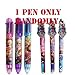 Disney Frozen Elsa and Anna Pink Spiral Autograph Book and 1 Pen