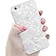 J.west iPhone 8 Case, iPhone 7 Case for Girls,Cute Luxury Sparkle Bling Crystal Clear Slim Flexiable Bumper Shockproof TPU Soft Rubber Silicone Back Cover Phone Case for iPhone 7 Iphone 8 4.7 Colorful
