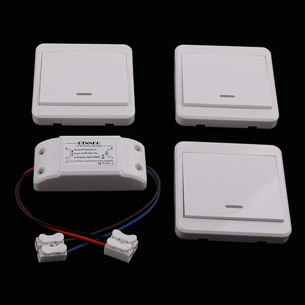 Interruptor de Luz Lmpara Control Remoto Inalmbrico LED Bombilla 433 MHz Smart Home