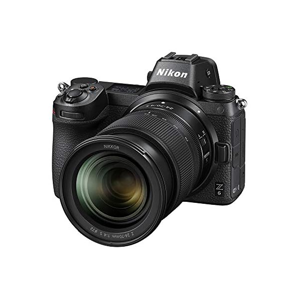 Nikon Z 6 Spiegellose Vollformat-Kamera mit Nikon 24-70 mm 1:4 S (24,5 MP, 12 Bilder pro Sek., 5 Achsen-Bildstabilisator, OLED-Sucher mit 3,69 Mill. Bildpunkten, AF mit 273 Messfeldern, 4K UHD Video) – Bild 3