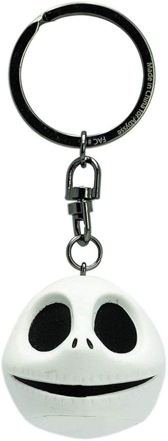 Amazon ディズニー ナイトメアー ビフォア クリスマス ジャックスケルトン 3dキーリング Disney ディズニー キーホルダー チェーン