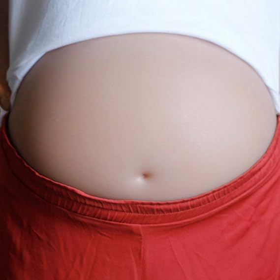 Phasfbj Pancia Finta In Silicone Dosso Artificiale Per