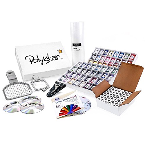 Brother PE770 Embroidery Machine + Grand Slam Package Includes 64