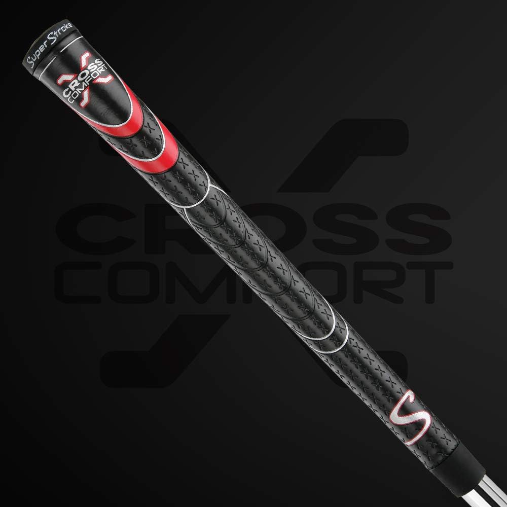 Super Stroke Unisex Adult Cross Comfort Golf Iron Grip - Black/Red, One Size, Black / Red - Image 3