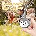 MIABOO Mini Wireless Speaker Portable Bluetooth Speaker with Powerful Sound, Easy Carry Cute Husky Pet Dog Design, Shockproof Dust-Proof (Gray)thumb 2