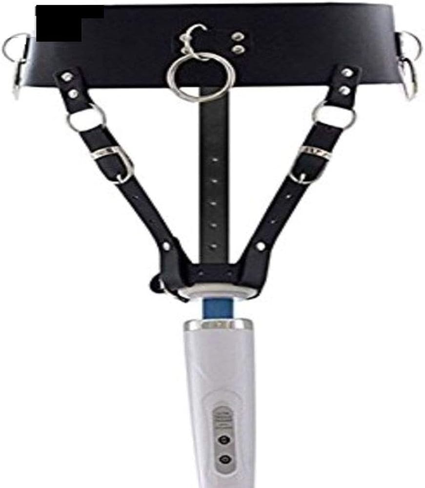 Harness Belt Magic Wand Holder，Women Sexy Punk Leather Harness Garter