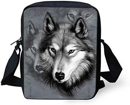 Bigcardesigns Unisex Animal Sling Satchel Crossbody Messenger Bag