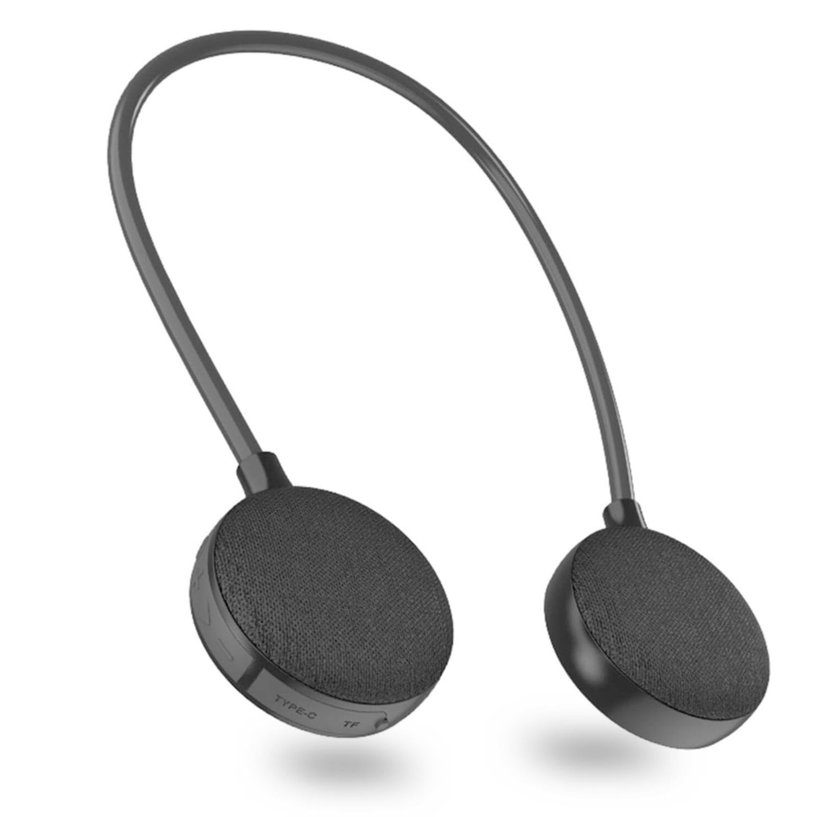 Photo 1 of VANPEUSO Neckband Bluetooth Speaker - EBS-906, Bluetooth 5.0, Built-in mic, 10H Playtime, Portable Wireless Wearable Speaker (Black)