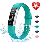 LETSCOM Fitness Tracker with Heart Rate Monitor, Slim and Smart Activity Tracker Watch with Sleep Monitor, Step Counter and Calorie Counter, IP67 Waterproof Pedometer Watch for Kids Women Men