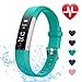 LETSCOM Fitness Tracker with Heart Rate Monitor, Slim and Smart Activity Tracker Watch with Sleep Monitor, Step Counter and Calorie Counter, IP67 Waterproof Pedometer Watch for Kids Women Men