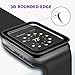 iWatch Screen Protector 42mm (Series 3/2/1), Amoner [3D Full Coverage] [Anti-Scratch] [High Definition] Tempered Glass Screen Protector for Apple Watch 42mm Series 3/2/1 (Black)