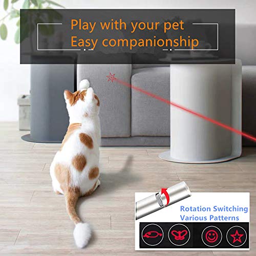 image for Mesuyoku [2019 Upgraded] Rechargeable Cat Chaser Toy, Interactive Ca