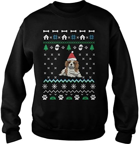 Merry Pets Apparel Cavalier King Charles Spaniel Dog Christmas Ugly Christmas Sweater - Dog Sweatshirt For Men Women
