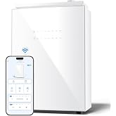 FYNTRA Essential Oil Diffuser - HVAC System, 5500 Sq.Ft Waterless Diffuser | Whole House &amp; Aromatherapy Diffuser, WiFi &amp; Bluetooth App Control, White