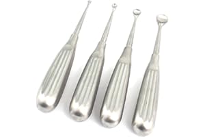 LAJA IMPORTS 4 SPRATT BRUN BONE CURETTE SIZE 000,1,4, and 6