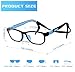 Mind Bridge Kids Blue Light Blocking Computer Video Gaming Glasses - Anti Eyestrain | Durable Cute Protection Eyewear for Children Boys & Girls Digital Screen Time & Technology Use | 508 Black Blue
