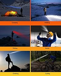 Headlamp Rechargeable, 2 Pack 1200 Lumens Super