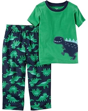 Toddler Boys' 2-Piece Cotton & Jersey PJs 343G085, Green, 3T