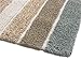 Chardin home Cordural Stripes Bath Mat, Set of 2 Bath Rugs (21 Inches x34 Inches & 24 Inches x40 Inches) | Non Slip Bathroom Rug, Machine Washable, Plush, Highly Absorbent | Bluish Gray- Beige