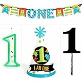 Monster Bash - 1st Birthday Boy or Girl Smash Cake Kit - High Chair Decorations