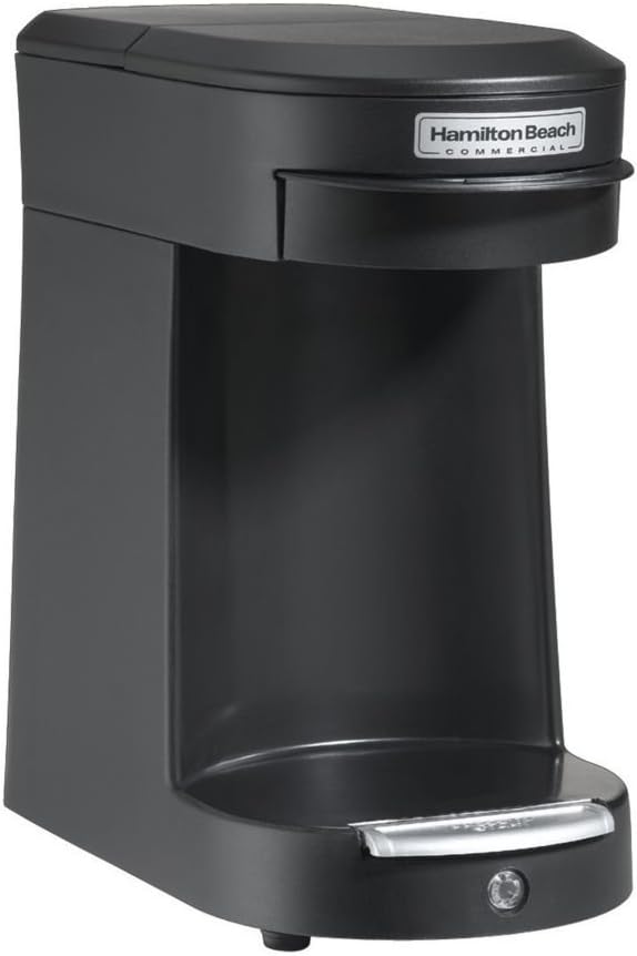 Hamilton Beach Commercial HDC200B Hospitality 1 Cup Pod Coffeemaker, Black