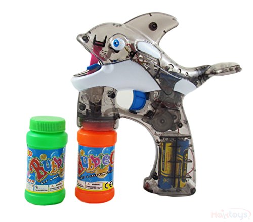Haktoys cartoon orca bubble blowing shooter transparent…