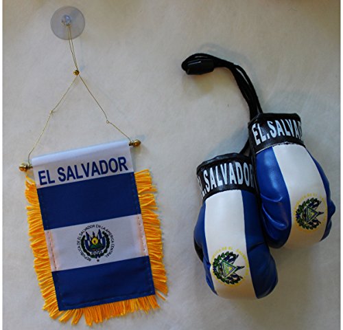 El Salvador - Boxing Glove and Window Hanger Combo