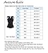 Charmian Women's Latex Underbust Waist Training Cincher Steel Boned Body Shaper Corset Vest Vest-Black XXXX-Large