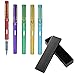 Yakura Fountain Pen with Ink Refill Converter Extra Fine Point Nib Signature Calligraphy Executive Business Gift Pens.Pack of 5