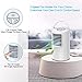 SUPALAK Evaporative Air Cooler, Personal Bladeless Tower Fan, 3 Speeds, 3 Modes, 40 Oscillation, 4-8H Timer, Remote Control, White, 1.9 lbs, 8.9
