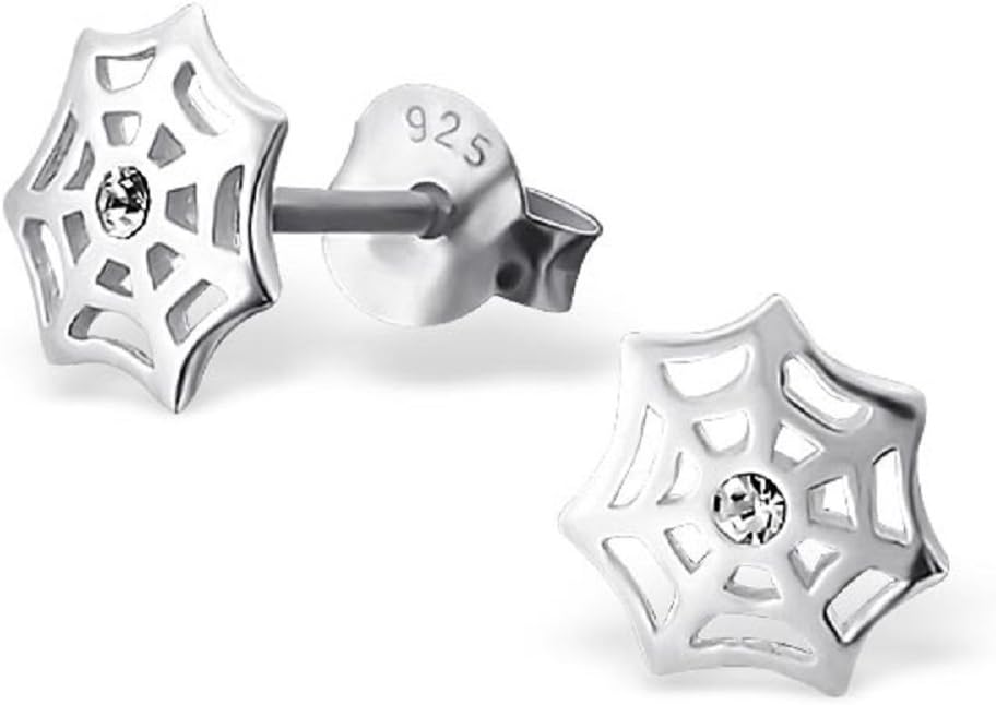 Ladies’ Earrings Ladies’ Jewellery spider web zirconia 925 Sterling silver