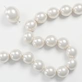 Pearl White Linking Balloons for Wedding Bride Shower Mermaid Party Decor | 100PCS 6 Inch Pearl Color Link Balloons for Birthday Bachelorette Baby Shower Engagement Seashell Baptism Party Decorations