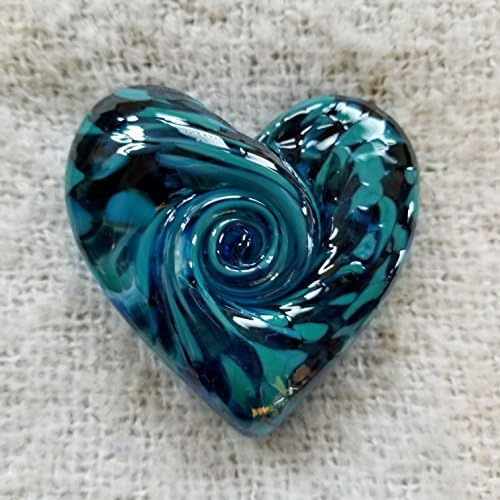 Glass Heart - Teal