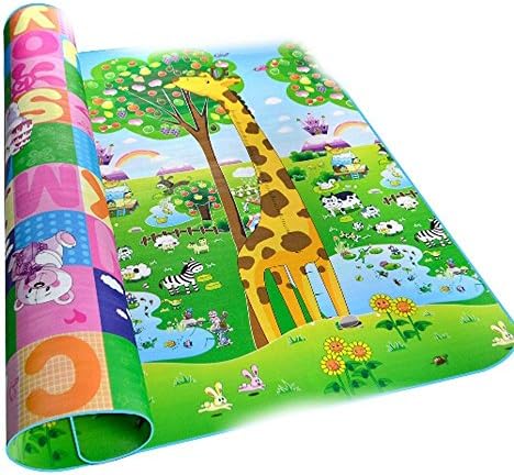 Cosway NON-TOXIC Baby Toddler Tow-Side Educational Foam Play Mat Picnic Cushion Crawling Mat 70.2’’x78’’x0.2’’ (Type5)