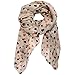 eFuture Sweet Love Heart Dots Chiffon Shawl Scarf Wrap With Keyring
