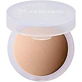 Kosas Cloud Set Face Setting Powder - Smoothing Shine Control, Soft, Sheer Translucent Makeup Finish, Portable & Long-Lasting Loose Pressed Baking Powder -Pillowy (Sheer Medium Tan)