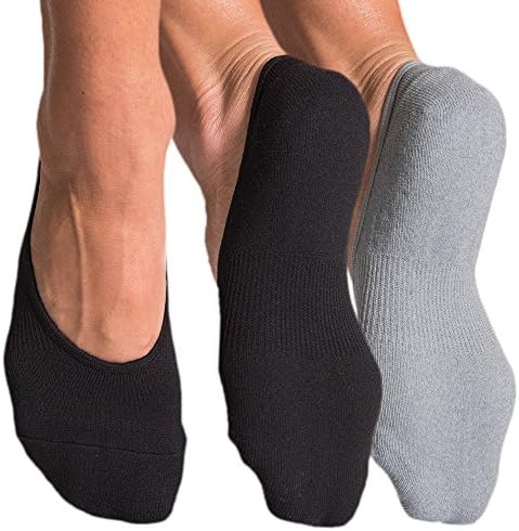 Pointe Studio Women's No-Show Below-Ankle Low-Cut Hidden Liner Athletic Socks