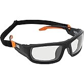 KLEIN TOOLS 60538 Gasket Safety Glasses, Professional PPE Protective Eyewear, Full Frame, Scratch Resistant, Anti-Fog, Indoor/Outdoor Lens