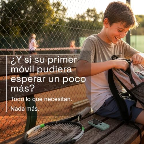 Wild Cool - Telemóvel básico para desconexão ou primeira ligação, Mint