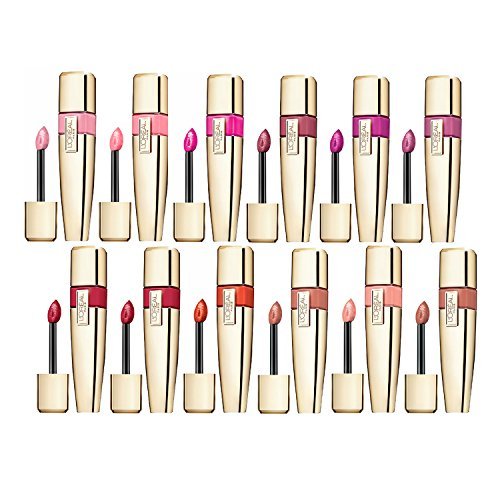 Buy L'Oreal Paris Colour Caresse Wet Shine Lip Stain Set 12Piece