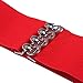 Womens Wide Elastic Waist Belt for Dresses Waistband Trimmer Stretch Cinch Belt