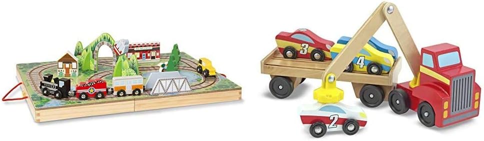 melissa and doug take along railroad